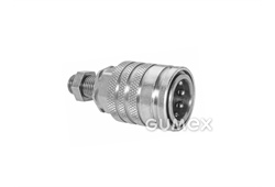 HYDRAULISCHE KUGEL-SCHNELLKUPPLUNG DN13 VERLÄNGERTES AUSSENGEWINDE